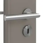 Detailansicht der Oberfläche von Doppelflügeltür LA 7 ProLine Taupe RAL 7048 Lack inkl. Zarge - Hörmann