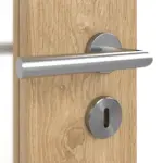 Detailansicht der Oberfläche von Asteiche LA 7 Basic Durat Doppelflügeltür inkl. Zarge - Huga