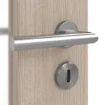 Detailansicht der Oberfläche von Graueiche LA 8 ProLine Duradecor Doppelflügeltür inkl. Zarge - Hörmann