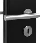 Detailansicht der Oberfläche von Doppelflügeltür LA-8 ProLine Schwarz RAL 9005 Lack inkl. Zarge - Hörmann