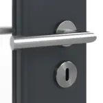 Detailansicht der Oberfläche von Doppelflügeltür DIN-LA ProLine Anthrazit RAL 7016 Lack inkl. Zarge - Hörmann