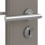 Detailansicht der Oberfläche von Doppelflügeltür DIN-LA ProLine Taupe RAL 7048 Lack inkl. Zarge - Hörmann