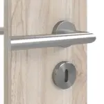 Detailansicht der Oberfläche von Doppelflügeltür Basic 4.16 Dekor Nuss Columbia Hell inkl. Zarge - Interio