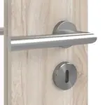 Detailansicht der Oberfläche von Doppelflügeltür Basic 4.17 Dekor Nuss Columbia Hell inkl. Zarge - Interio