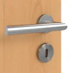 Detailansicht der Oberfläche von Doppelflügeltür Basic 4.18 Dekor Buche inkl. Zarge - Interio