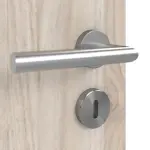 Detailansicht der Oberfläche von Doppelflügeltür Basic 4.18 Dekor Nuss Columbia Hell inkl. Zarge - Interio