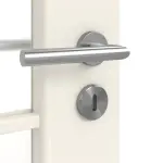 Detailansicht der Oberfläche von Carolina 1 LA Lugano ClassicLine Weißlack Doppelflügeltür inkl. Zarge - Hörmann