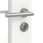 Detailansicht der Oberfläche von Carolina 1 LA ClassicLine Weißlack Doppelflügeltür inkl. Zarge - Hörmann