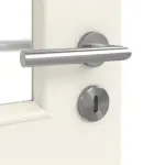 Detailansicht der Oberfläche von Carolina 2 LA 1 ClassicLine Weißlack Doppelflügeltür inkl. Zarge - Hörmann