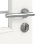 Detailansicht der Oberfläche von Carolina 2 LA 1 ClassicLine Weißlack Doppelflügeltür inkl. Zarge - Hörmann