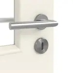 Detailansicht der Oberfläche von Carolina 2 LA 2 Sprosse 2/3 ClassicLine Weißlack Doppelflügeltür inkl. Zarge - Hörmann