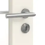 Detailansicht der Oberfläche von Carolina 4 LA ClassicLine Weißlack Doppelflügeltür inkl. Zarge - Hörmann