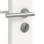 Detailansicht der Oberfläche von Carolina 4 LA ClassicLine Weißlack Doppelflügeltür inkl. Zarge - Hörmann