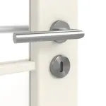 Detailansicht der Oberfläche von Carolina 5 LA 3 Sprosse 2/3 ClassicLine Weißlack Doppelflügeltür inkl. Zarge - Hörmann