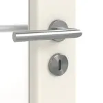 Detailansicht der Oberfläche von Carolina 5 LA Lugano ClassicLine Weißlack Doppelflügeltür inkl. Zarge - Hörmann