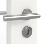 Detailansicht der Oberfläche von Classic 3.18 Lackweiß Doppelflügeltür inkl. Zarge - Classen