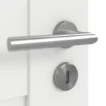 Detailansicht der Oberfläche von Clif 5.3 Weiß matt Doppelflügeltür inkl. Zarge - Classen