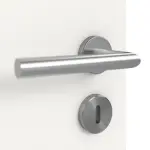 Detailansicht des Lichtausschnitts von Cofi 03 Weißlack RAL 9016 Doppelflügeltür inkl. Zarge - Deine Tür