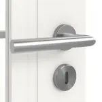 Detailansicht der Oberfläche von Cofi 10 LA-01 Weißlack RAL 9016 Premium Doppelflügeltür inkl. Zarge