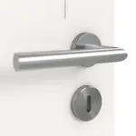 Detailansicht des Lichtausschnitts von Cofi 17 Weißlack RAL 9016 Doppelflügeltür inkl. Zarge - Deine Tür