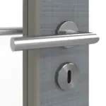 Detailansicht der Oberfläche von Doppelflügeltür LA 27 Cotton like Hygge Grau Basic inkl. Zarge - Huga