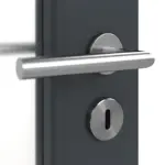 Detailansicht der Oberfläche von Doppelflügeltür LA 27 Ultramatt Anthrazit ProLine inkl. Zarge - Hörmann