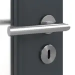 Detailansicht der Oberfläche von Doppelflügeltür LA 7 Ultramatt Anthrazit ProLine inkl. Zarge - Hörmann