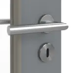 Detailansicht der Oberfläche von Doppelflügeltür LA 7 Ultramatt Staubgrau ProLine inkl. Zarge - Hörmann