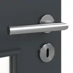 Detailansicht der Oberfläche von Doppelflügeltür LA 9 Ultramatt Anthrazit ProLine inkl. Zarge - Hörmann