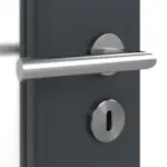 Detailansicht der Oberfläche von Doppelflügeltür DIN-LA Ultramatt Anthrazit ProLine inkl. Zarge - Hörmann