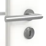 Detailansicht der Oberfläche von Doppelflügeltür DIN-LA Ultramatt Weiß ProLine inkl. Zarge - Hörmann