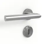 Detailansicht der Oberfläche von Doppelflügeltür Ultramatt Weiß Basic inkl. Zarge - Huga