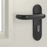 Detailansicht der Oberfläche von Innentür-Set Stahl Mehrzwecktür D65-2 OD mit LA-B2 inkl. Eckzarge - Hörmann