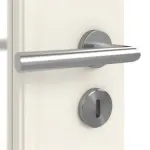 Detailansicht der Oberfläche von Landhaus 1 LA Classic Weißlack Doppelflügeltür inkl. Zarge - Huga