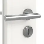 Detailansicht der Oberfläche von Landhaus 1 LA Classic Weißlack Doppelflügeltür inkl. Zarge - Huga