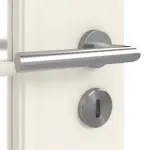 Detailansicht der Oberfläche von Landhaus 1 LA Sprosse 2/4 Classic Weißlack Doppelflügeltür inkl. Zarge - Huga