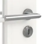 Detailansicht der Oberfläche von Georgia 1 LA Sprosse 2/4 ClassicLine Weißlack Doppelflügeltür inkl. Zarge - Hörmann