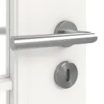 Detailansicht der Oberfläche von Georgia 2 LA Lugano ClassicLine Duradecor Verkehrsweiß RAL 9016 Doppelflügeltür inkl. Zarge - Hörmann