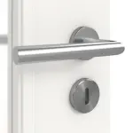 Detailansicht der Oberfläche von Landhaus 2 LA Classic Weißlack Doppelflügeltür inkl. Zarge - Huga