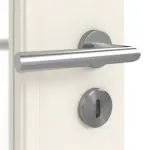 Detailansicht der Oberfläche von Georgia 2 LA Sprosse 2/3 ClassicLine Weißlack Doppelflügeltür inkl. Zarge - Hörmann