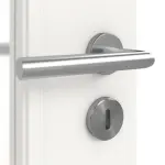 Detailansicht der Oberfläche von Georgia 2 LA Sprosse 2/3 ClassicLine Weißlack Doppelflügeltür inkl. Zarge - Hörmann