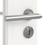 Detailansicht der Oberfläche von Landhaus 3 LA Classic Weißlack Doppelflügeltür inkl. Zarge - Huga