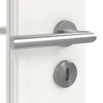 Detailansicht der Oberfläche von Landhaus 4 LA Classic Weißlack Doppelflügeltür inkl. Zarge - Huga