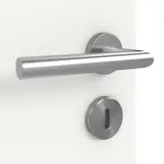 Detailansicht der Oberfläche von Landhaus 5 LA Classic Weißlack Doppelflügeltür inkl. Zarge - Huga