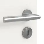 Detailansicht der Oberfläche von GARANT Doppelflügeltür inkl. Zarge Quer Authentic Bianco GCK08