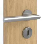 Detailansicht der Oberfläche von GARANT Doppelflügeltür inkl. Zarge Authentic Asteiche CPL mit Lichtausschnitt LA-DIN