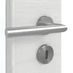 Detailansicht der Oberfläche von GARANT Doppelflügeltür inkl. Zarge Quer Authentic Grigio GCK08 mit Lichtausschnitt LA-DIN