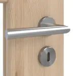 Detailansicht der Oberfläche von GARANT Doppelflügeltür inkl. Zarge Authentic Achat CPL mit Lichtausschnitt LA-DIN Sprosse SP1