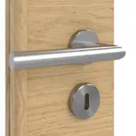 Detailansicht der Oberfläche von GARANT Doppelflügeltür inkl. Zarge Quer Authentic Asteiche GCK08 mit Lichtausschnitt LA-DIN Sprosse SP4