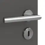 Detailansicht der Oberfläche von GARANT Doppelflügeltür inkl. Zarge 10622-60 Ebony CPL mit Lichtausschnitt LA-12